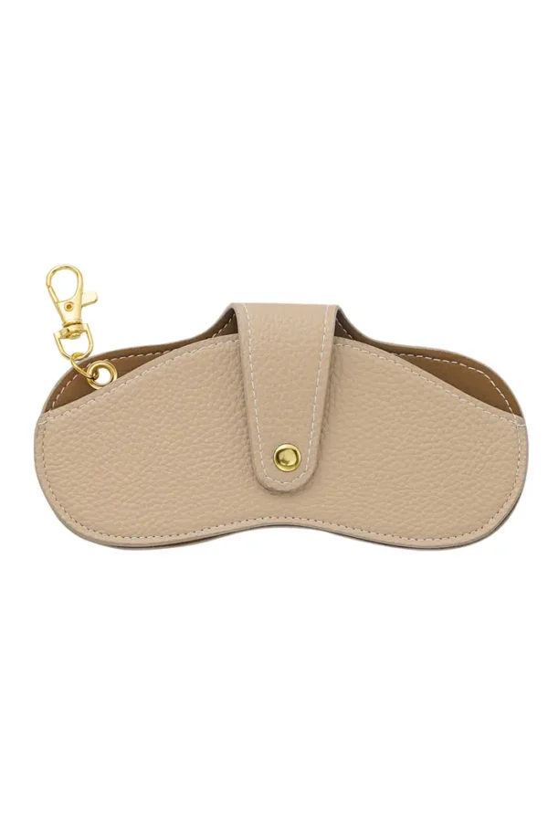 Brillenhoesje clip-on beige