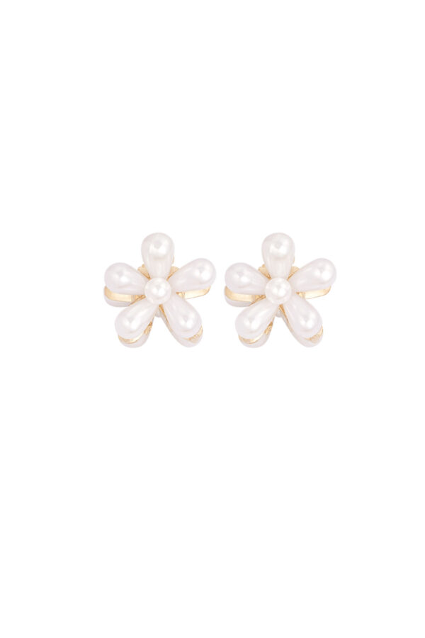 Pearl flower haarclips | 2 stuks