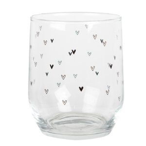 Waterglas hartjes 300 ml | Clayre & Eef