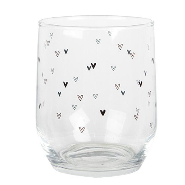 Waterglas hartjes 300 ml | Clayre & Eef