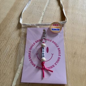Avondvierdaagse traktatie | kaart en sleutelhanger met naam