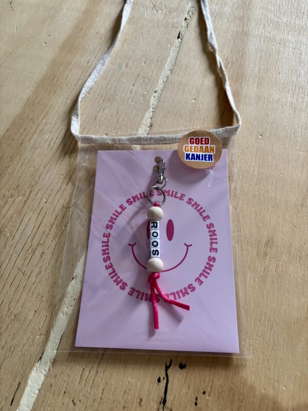 Avondvierdaagse traktatie | kaart en sleutelhanger met naam