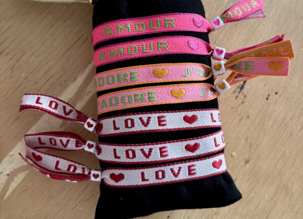 Avondvierdaagse traktatie | Smiley kaart en stoffen armbandje - Afbeelding 2