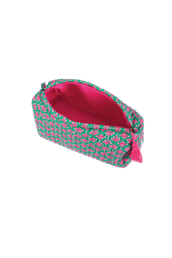 Make-up tasje green pink - Afbeelding 3