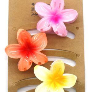 Haarklemmen bloem set van 3 stuks