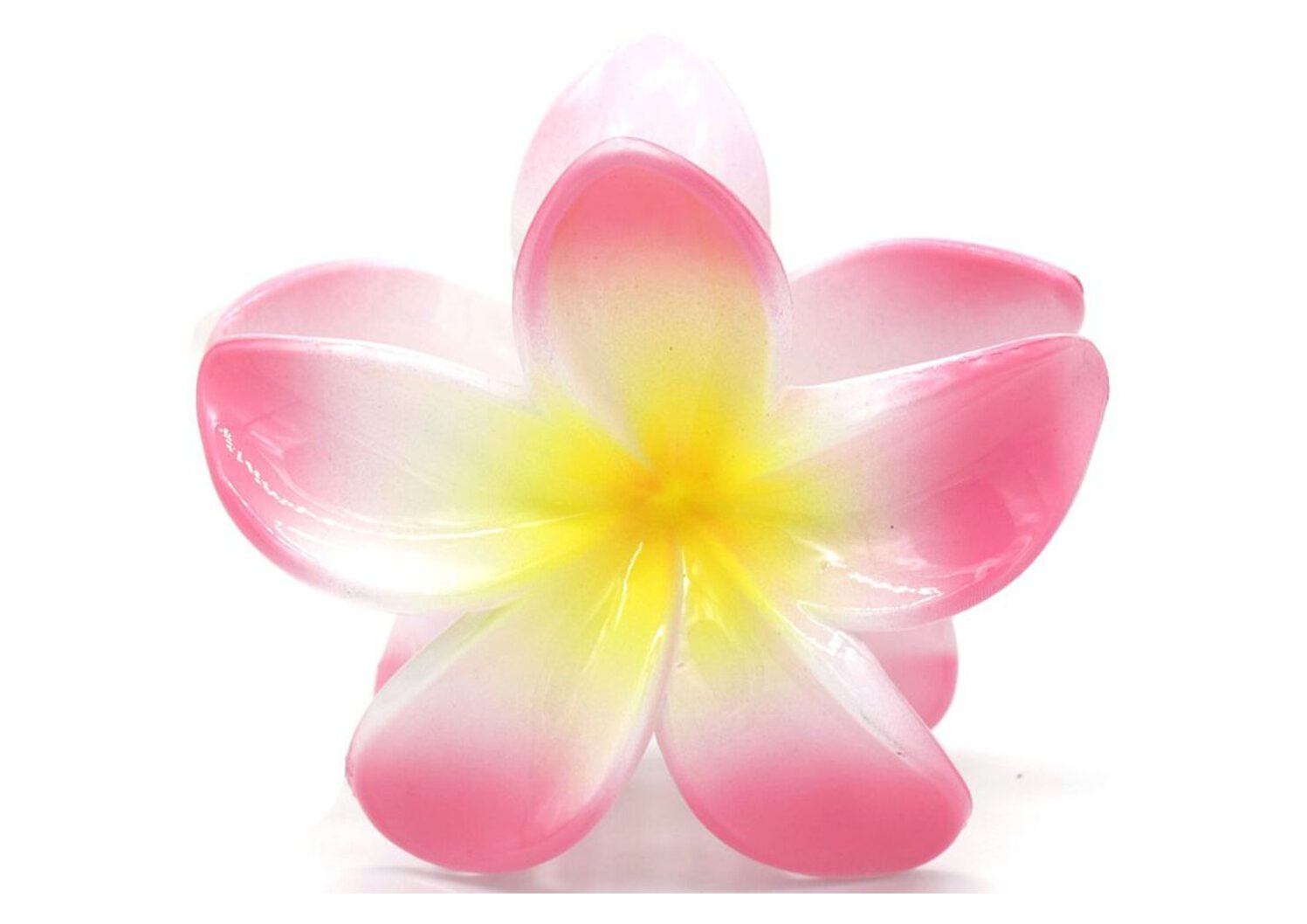 Haarklem bloem roze 7 cm