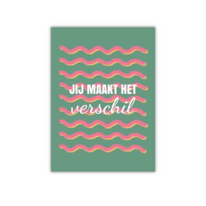 Complimentkaart | Jij maakt het verschil