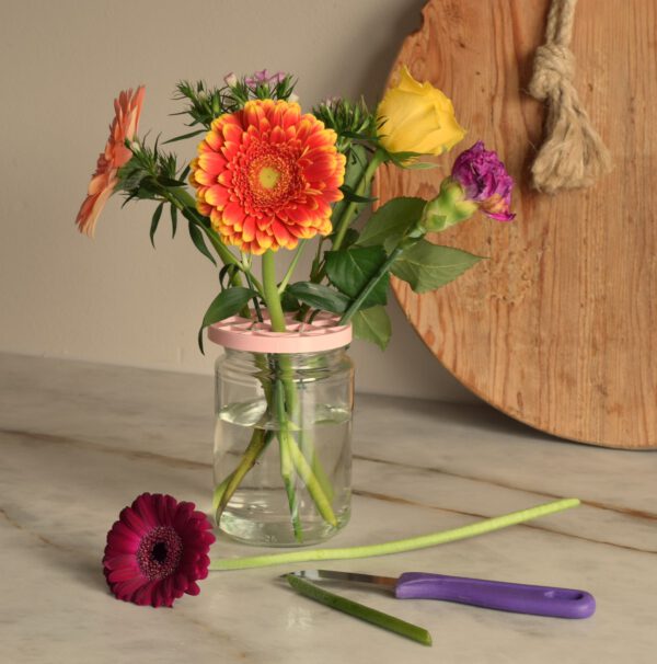 Flower up grijs | Vrolijke dag - Afbeelding 2