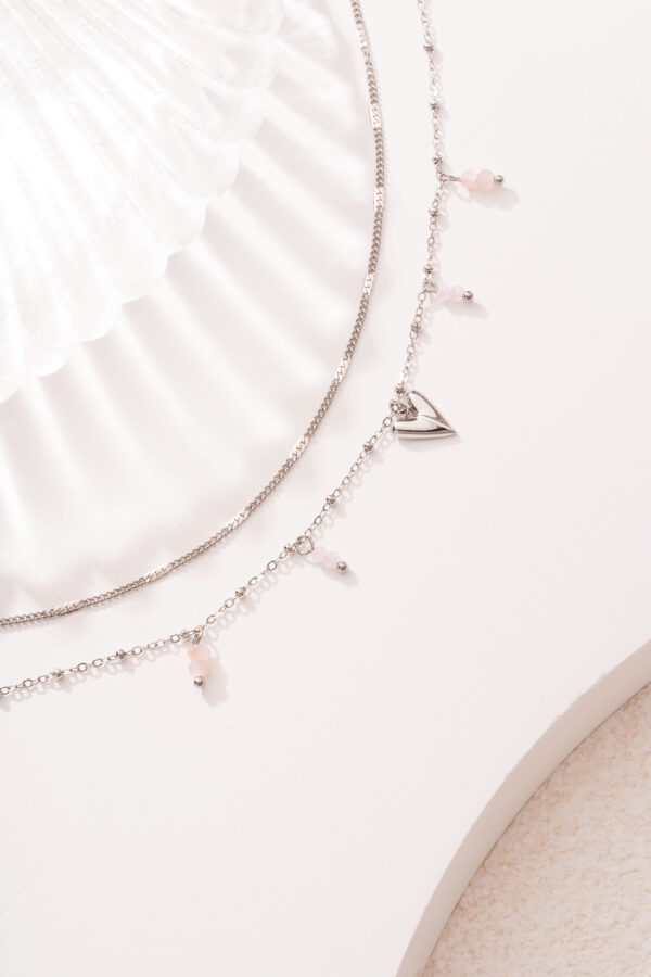 Armband dubbele liefde stainless steel