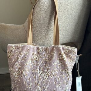 Tas lila met bloemenprint | Goround