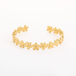 Armband bloemetjes bangle