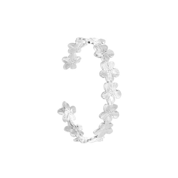 Armband bloemetjes bangle - Afbeelding 2