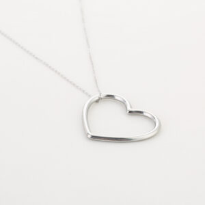 Ketting hart 2.0 stainless steel zilver