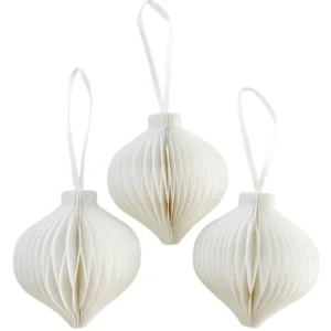 Kersthanger Paper Drop White | Noordliving