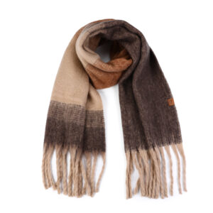 Zachte wintersjaal bruin