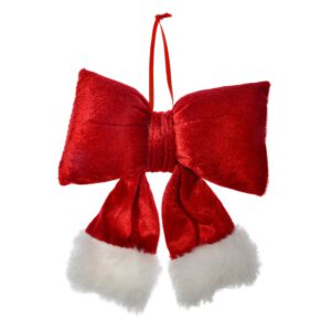 Hanger strik rood en wit | Clayre & Eef