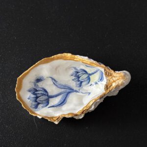 Oesterschelp met decoupage | Dianas Creaties