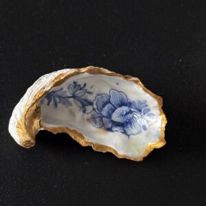 Oesterschelp met decoupage | Dianas Creaties