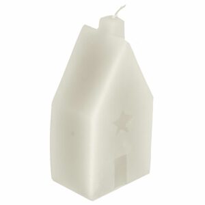 Kaars huisje wit | Homebound