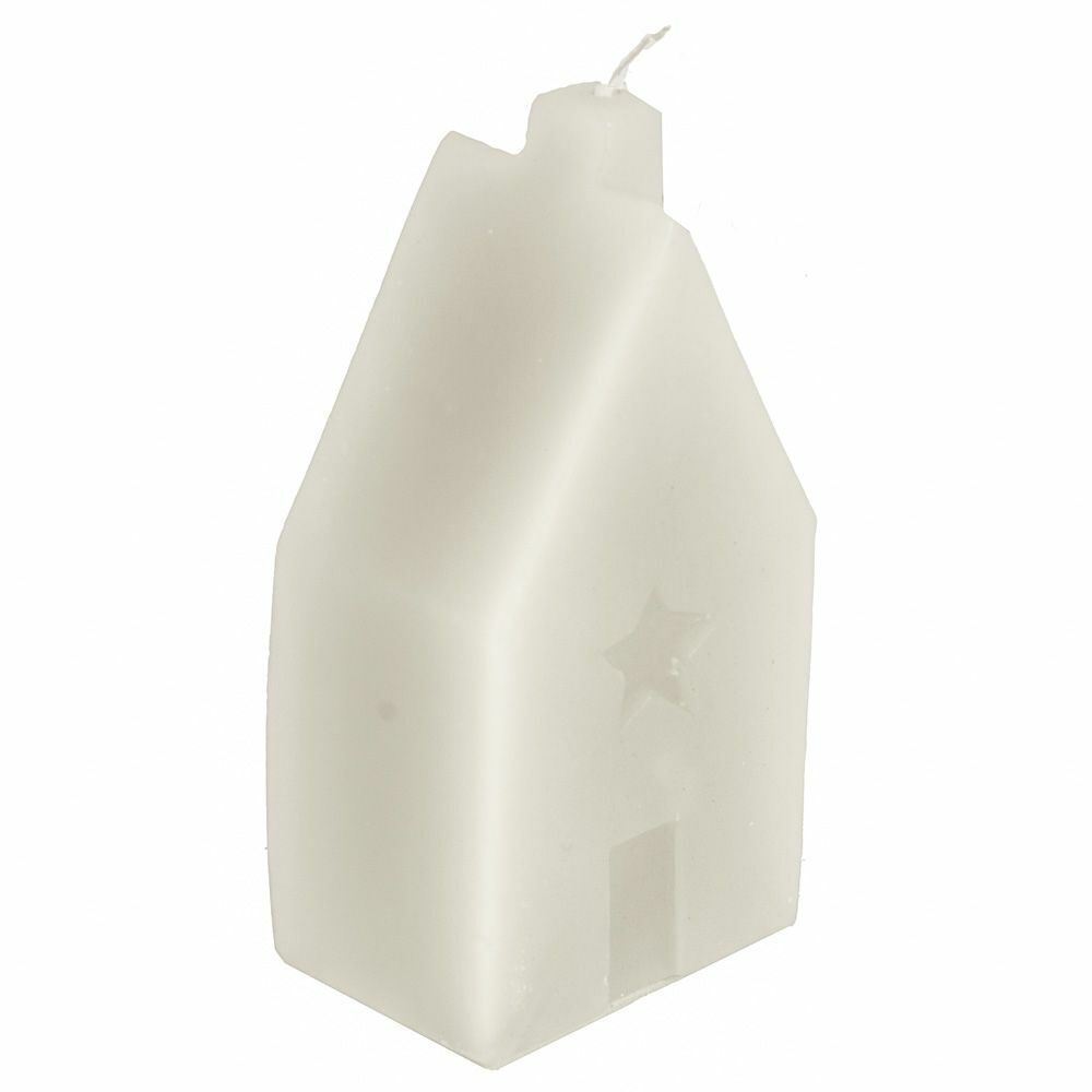 Kaars huisje wit | Homebound