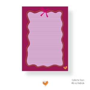 Notitieblok A6 Toon | Judith maakt