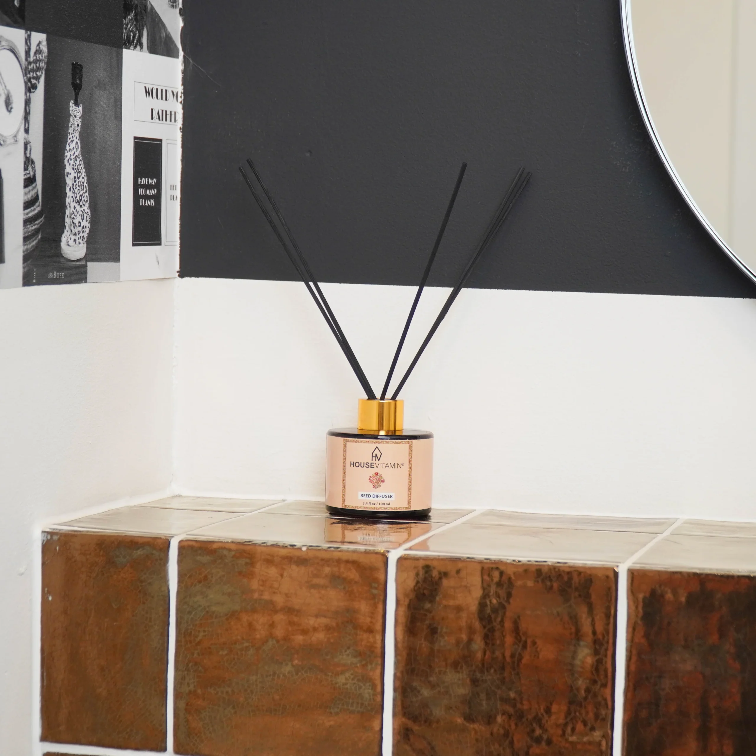 Reed Diffuser - Geurstokjes - Amber - 100ml - Afbeelding 3