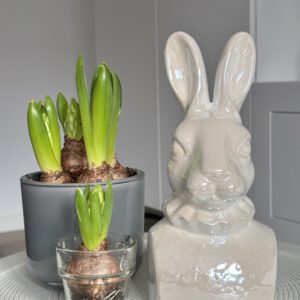 Keramiek rabbit off-white parelmoer