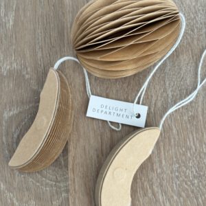 Delight department papieren paasei camel set van 3 stuks