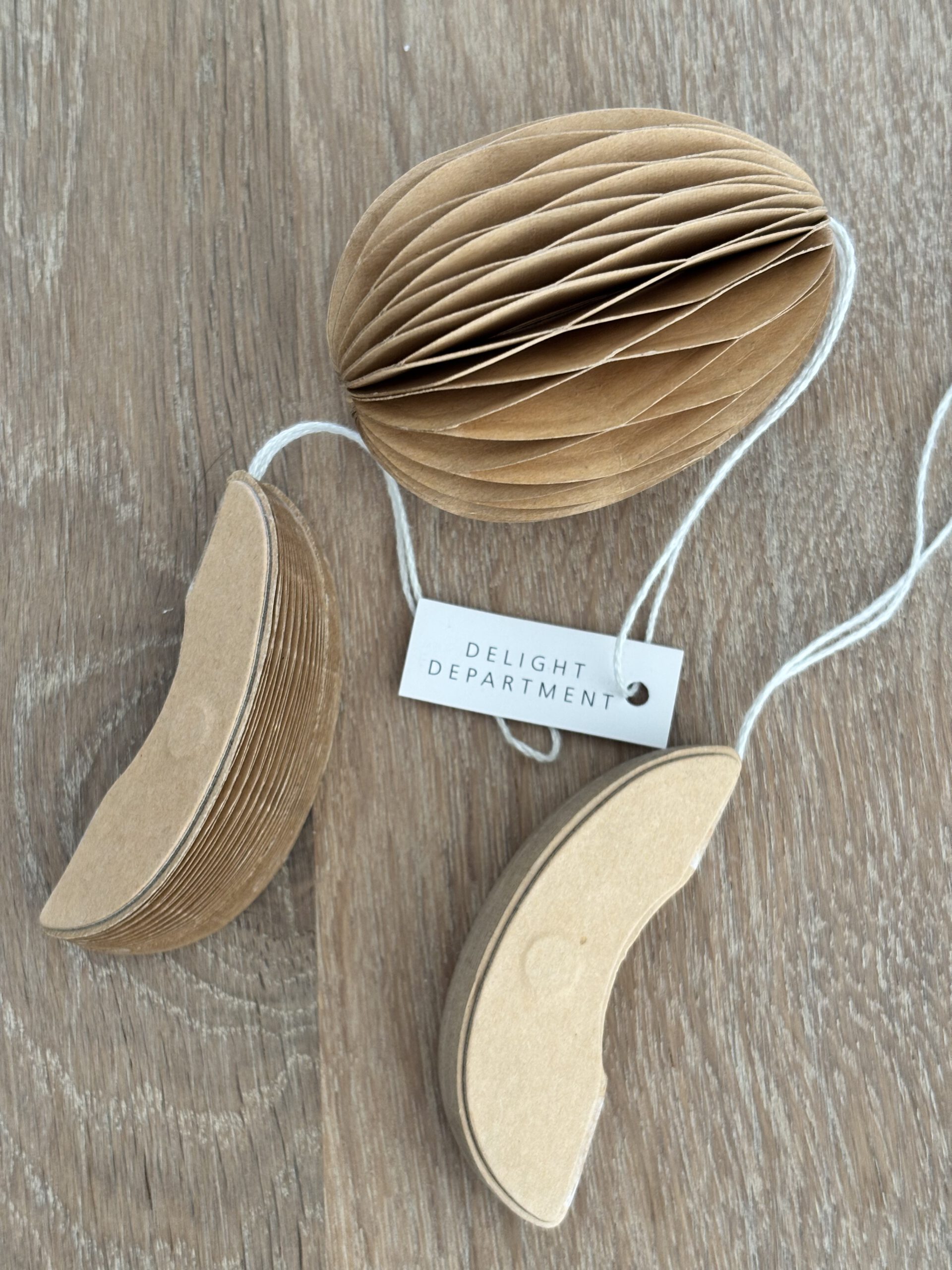 Delight department papieren paasei camel set van 3 stuks