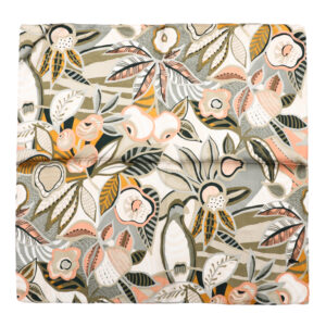 Sjaaltje groen met diverse kleuren 70x70 cm