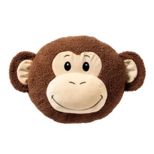Monkey - sierkussen Ø30 cm - aap - bruin