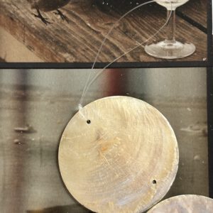 Capiz schelpenslinger goudkleurig