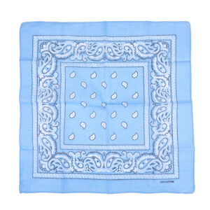 Bandana sjaaltje blauw 55 x 55 cm