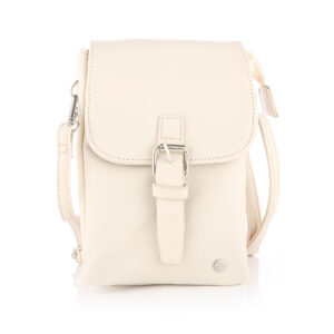 Telefoon tasje beige 21 x 13 cm
