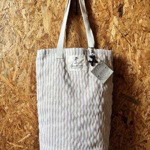 Ibiza tas offwhite beige gestreept | Eigen en Anders