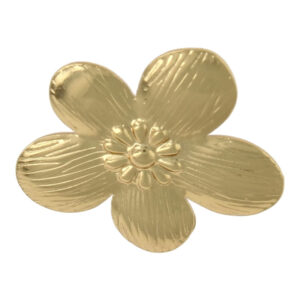 Oorbellen stainless steel bloem Fushi