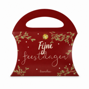 Snoep Tasje – Fijne Feestdagen Rood