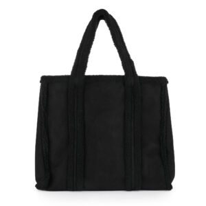 Teddy tas zwart met rits