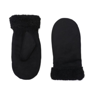 Handschoenen met faux fur zwart