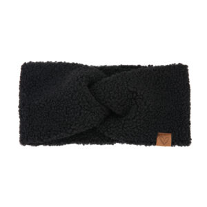 Hoofdband teddy zwart