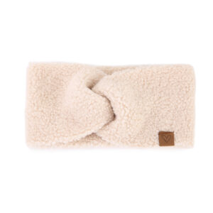 Hoofdband teddy beige